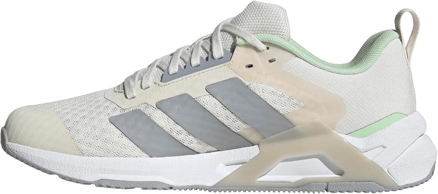 image:imageadidas Womens Dropset Vario Training ShoesChalk WhiteHalo SilverLime Burst