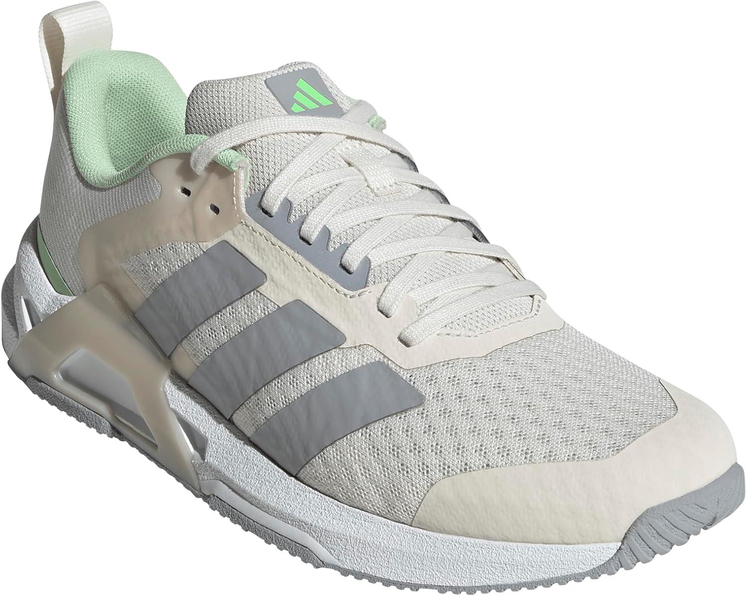 image:imageadidas Womens Dropset Vario Training ShoesChalk WhiteHalo SilverLime Burst