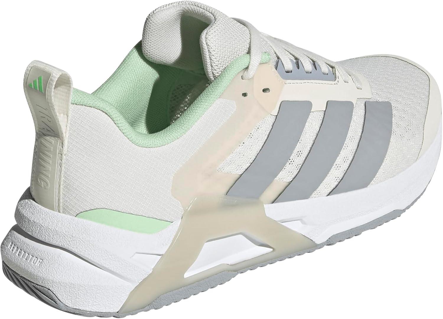 image:imageadidas Womens Dropset Vario Training ShoesChalk WhiteHalo SilverLime Burst
