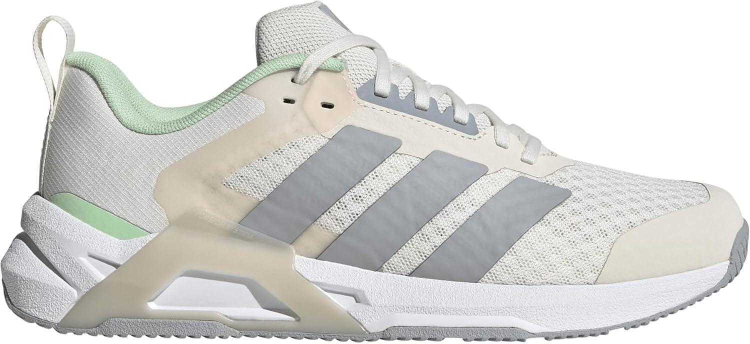 image:imageadidas Womens Dropset Vario Training ShoesChalk WhiteHalo SilverLime Burst