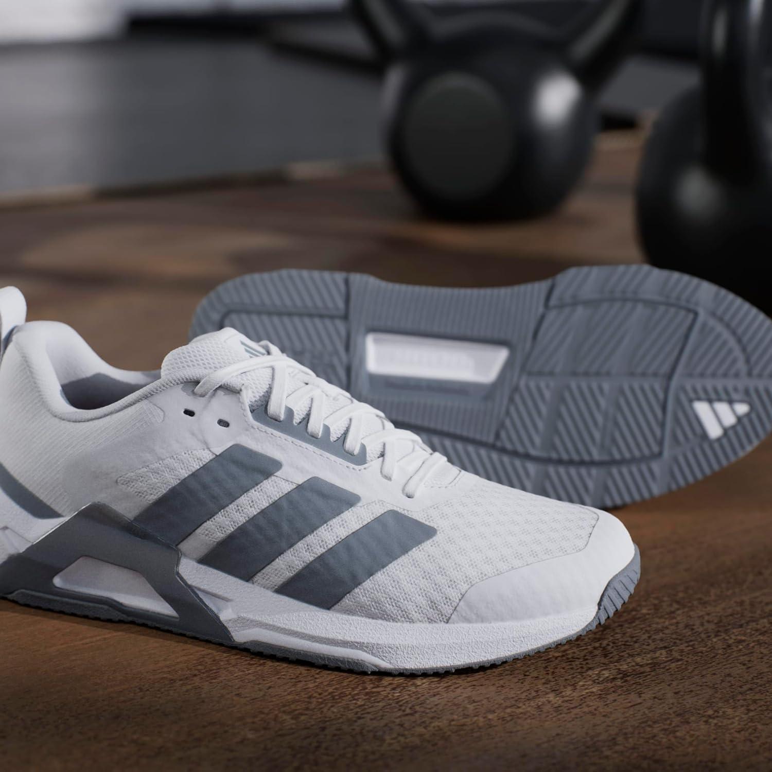 image:imageadidas Womens Dropset Vario Training ShoesWhiteGreyLucid Red