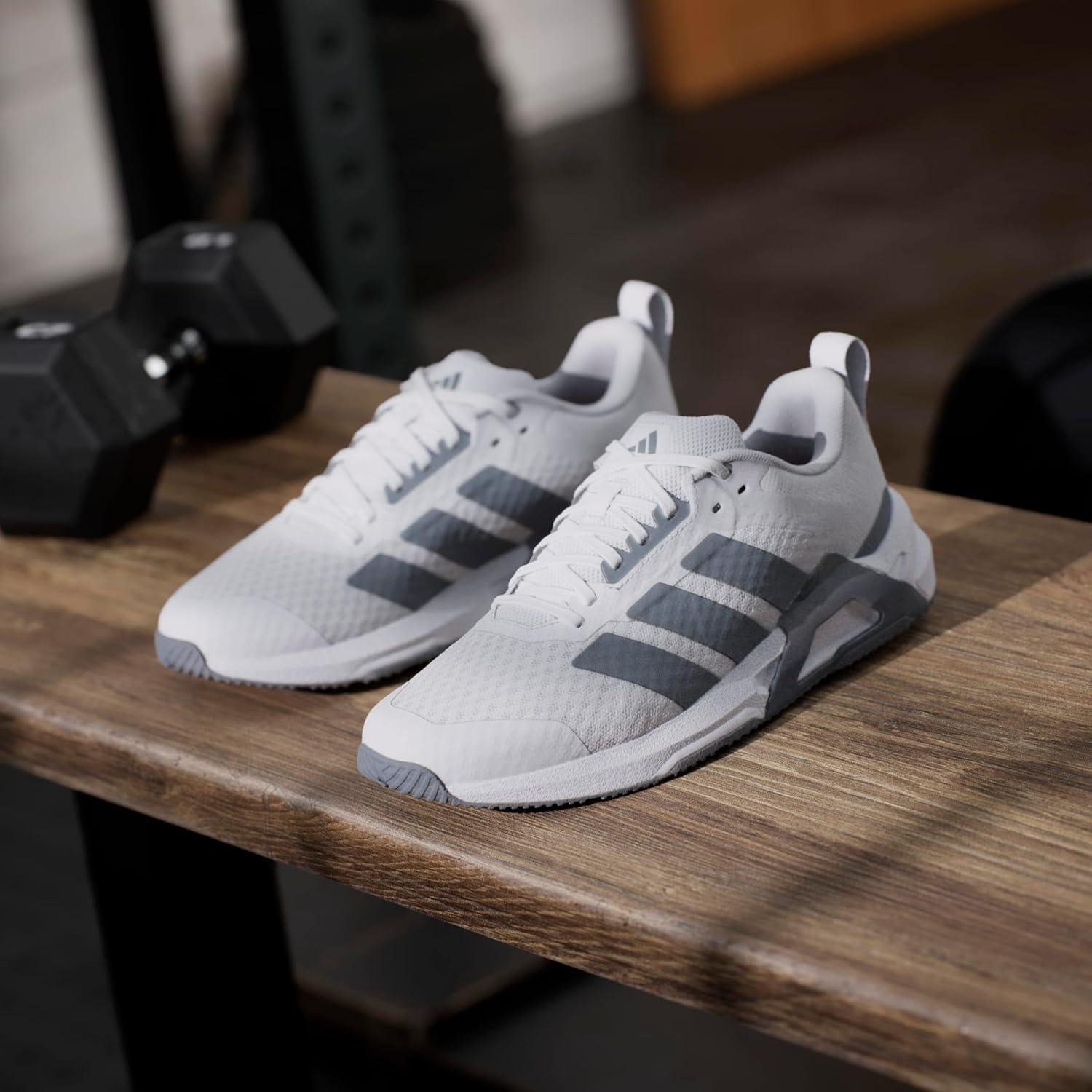 image:imageadidas Womens Dropset Vario Training ShoesWhiteGreyLucid Red