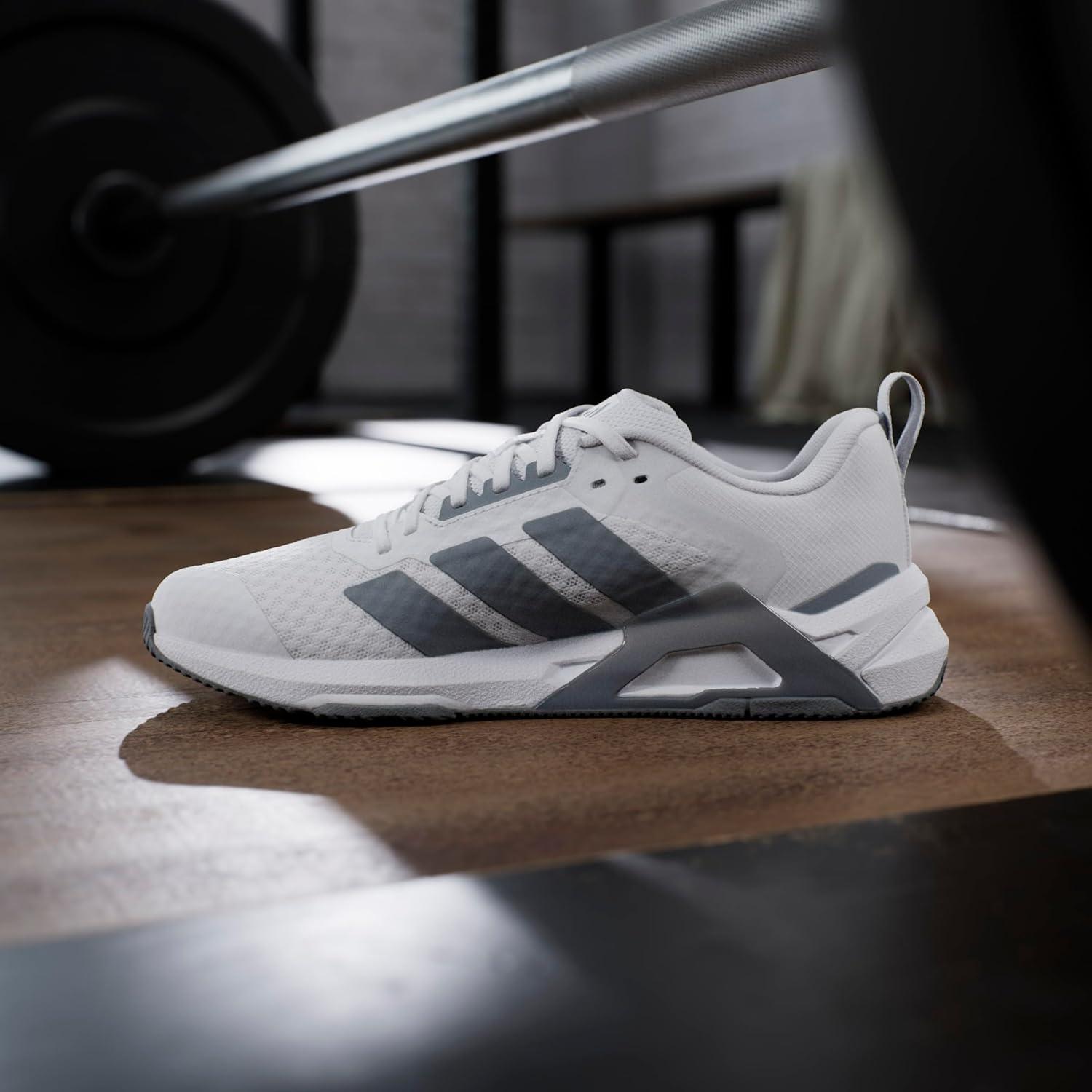 image:imageadidas Womens Dropset Vario Training ShoesWhiteGreyLucid Red