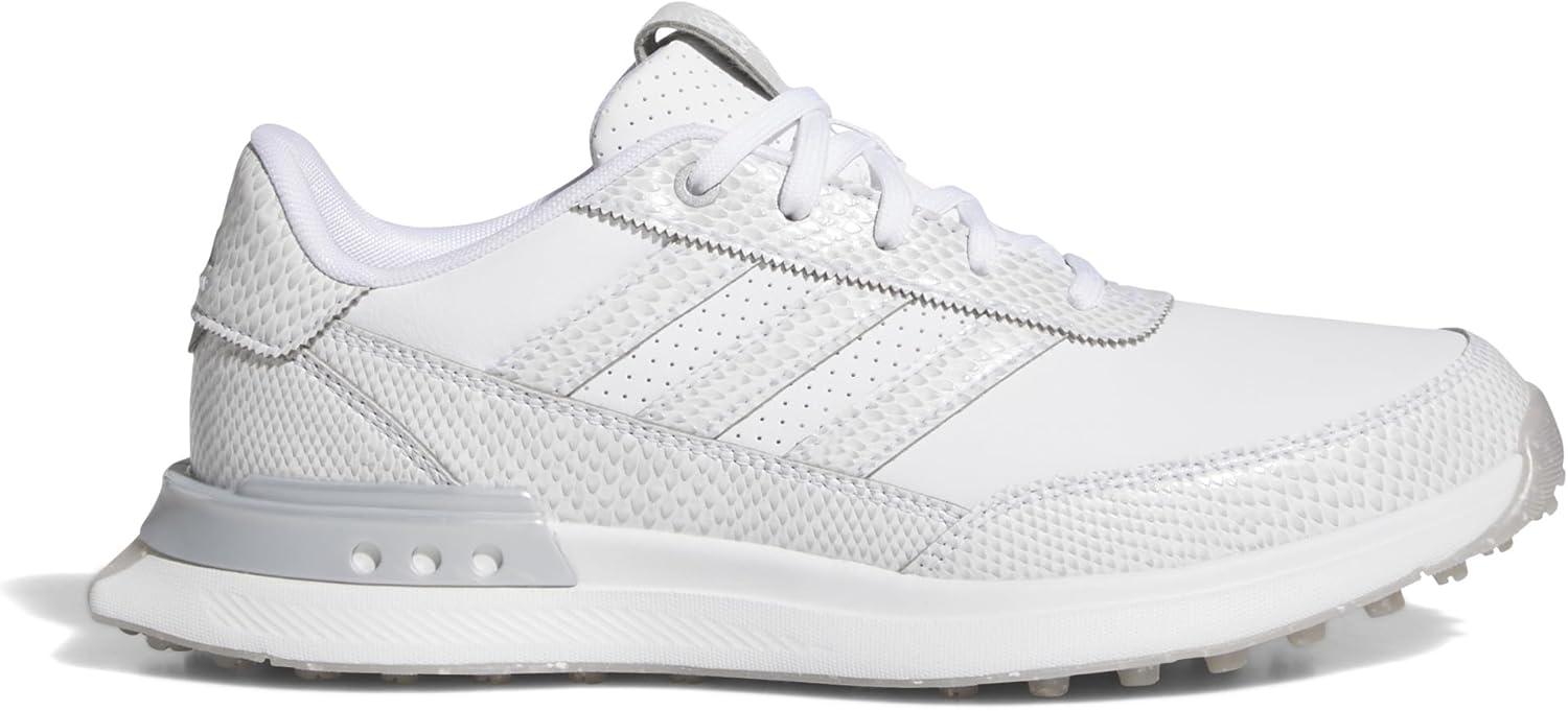 image:imageadidas Womens S2g 25 Leather Spikeless Golf ShoesFootwear WhiteFootwear WhiteSilver Metallic