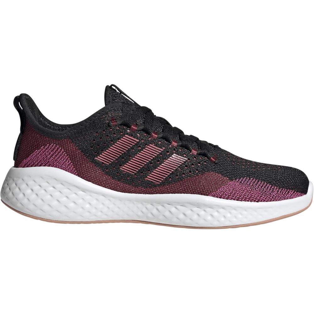 image:imageAdidas Fluidflow 20 Womens Running ShoesBlackPink StrataShadow Red