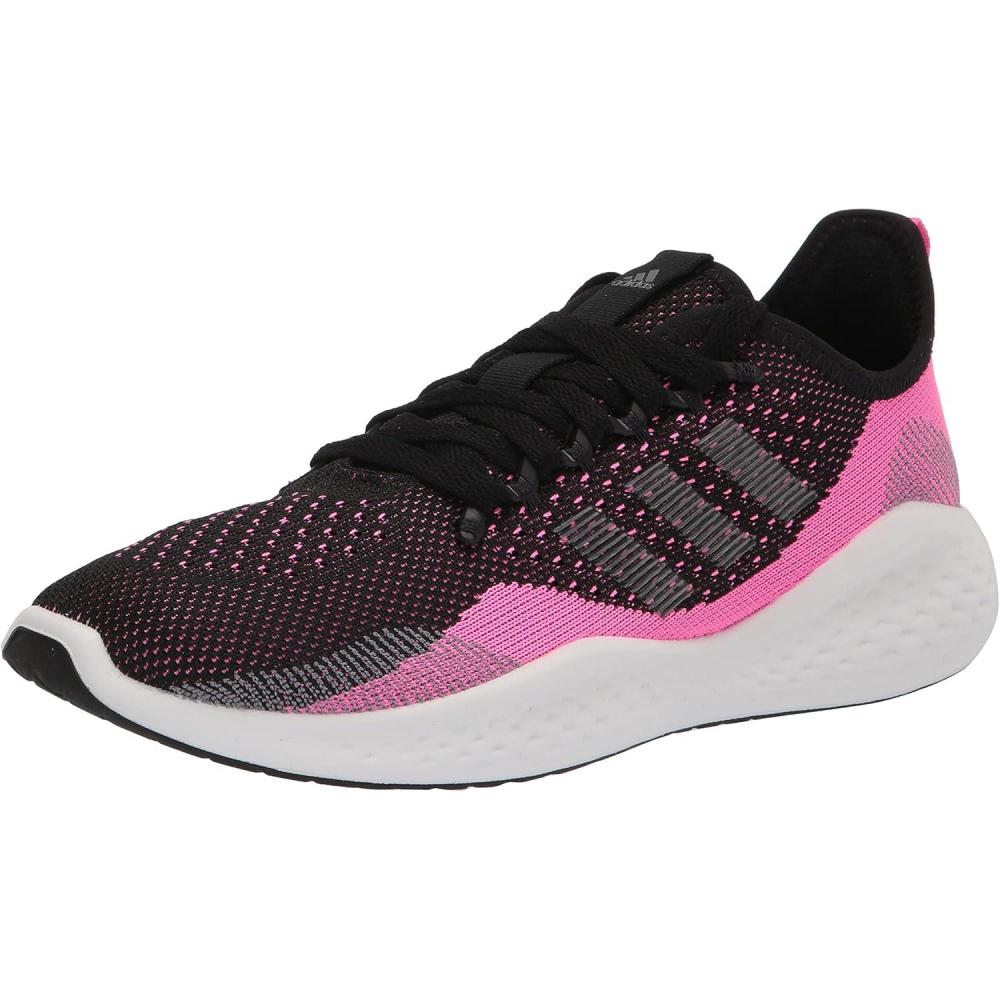 image:imageAdidas Fluidflow 20 Womens Running ShoesScreaming PinkGreyBlack