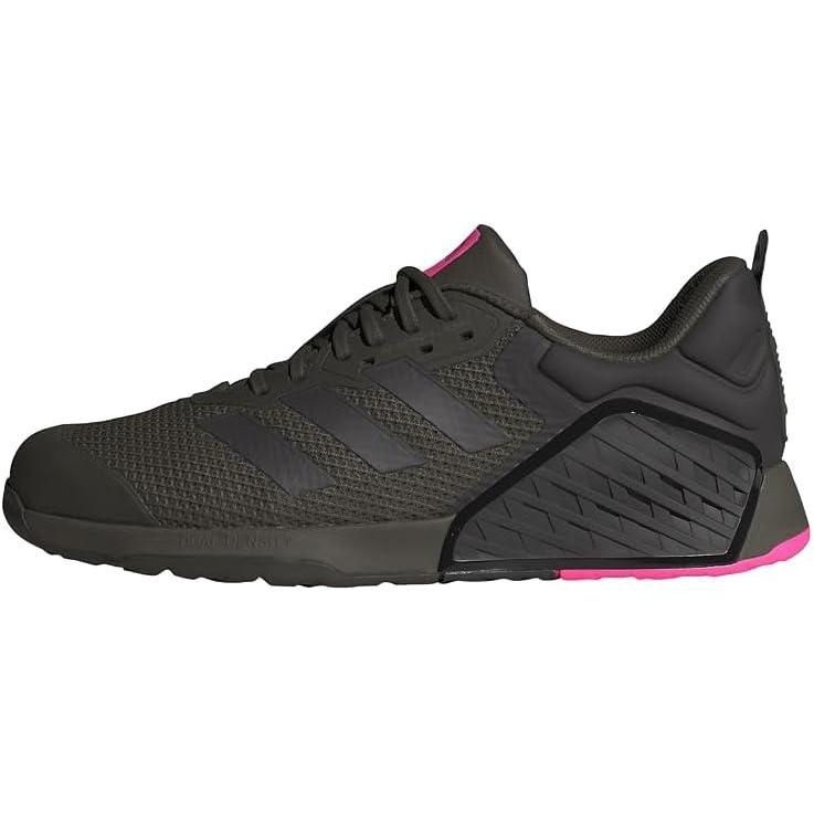 image:imageAdidas UnisexAdult Dropset 3 TrainerShadow OliveBlackLucid Pink