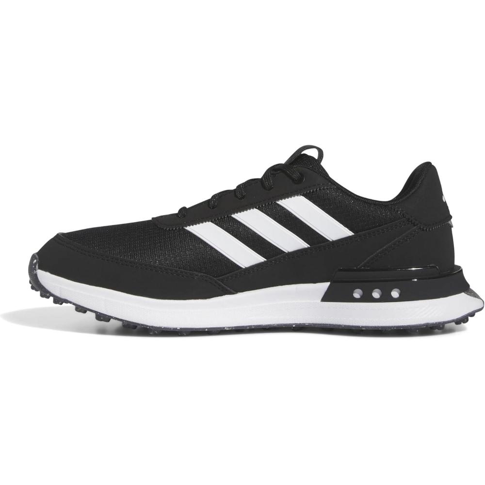 image:imageAdidas Womens S2g Spikeless 24 Golf ShoesCore BlackFootwear WhiteSilver Metallic