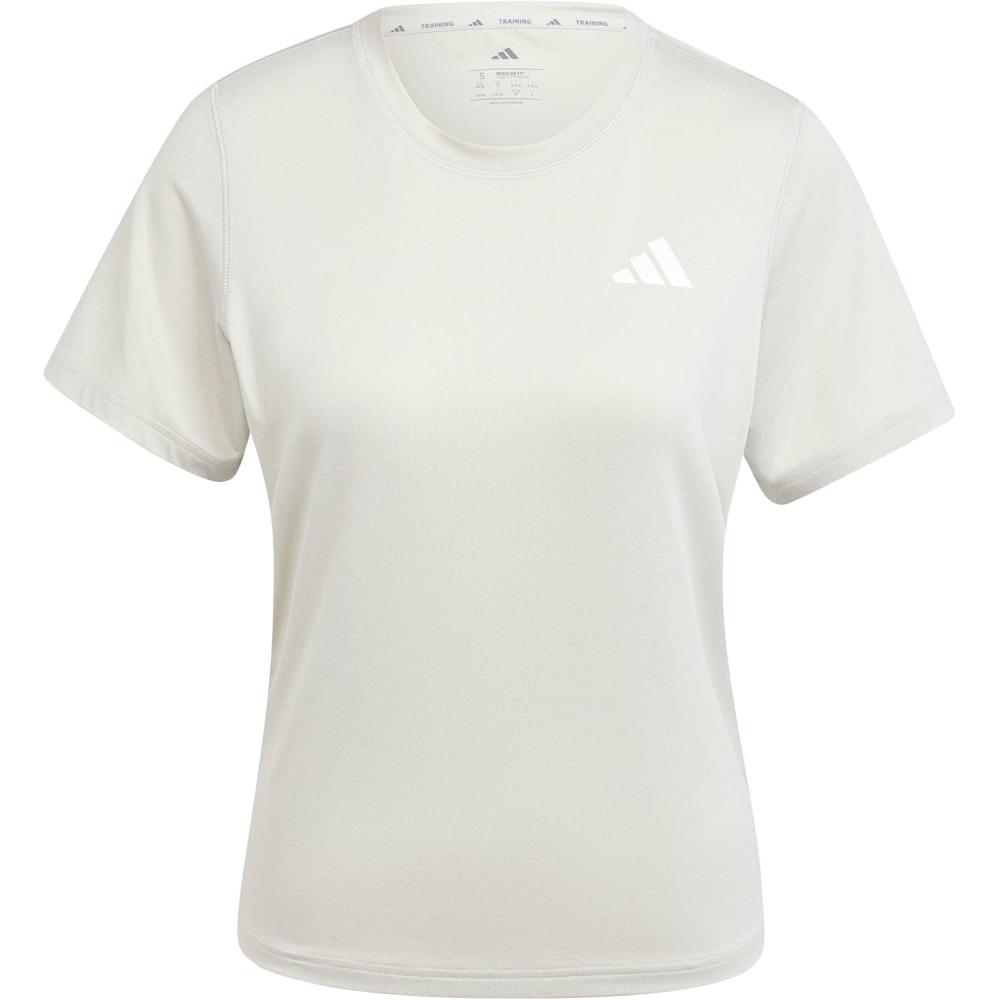 image:imageAdidas Womens Train Essentials 3Stripes TShirtWonder AluminaWhite