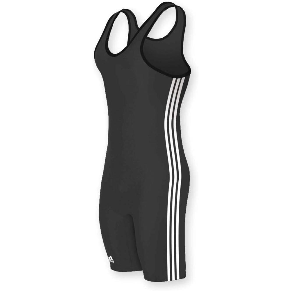 image:imageadidas Mens 3 Stripes SingletBlackWhite