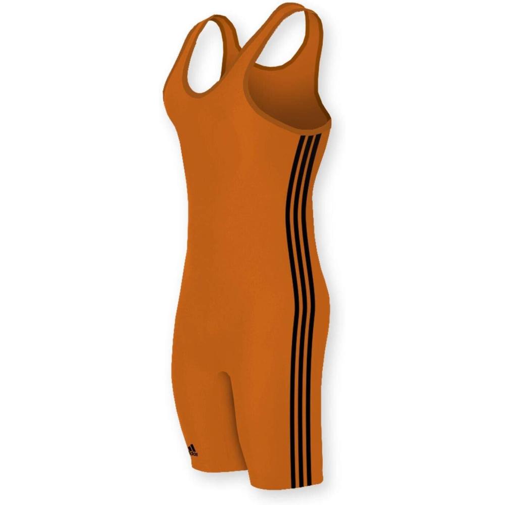 image:imageadidas Mens 3 Stripes SingletOrangeBlack