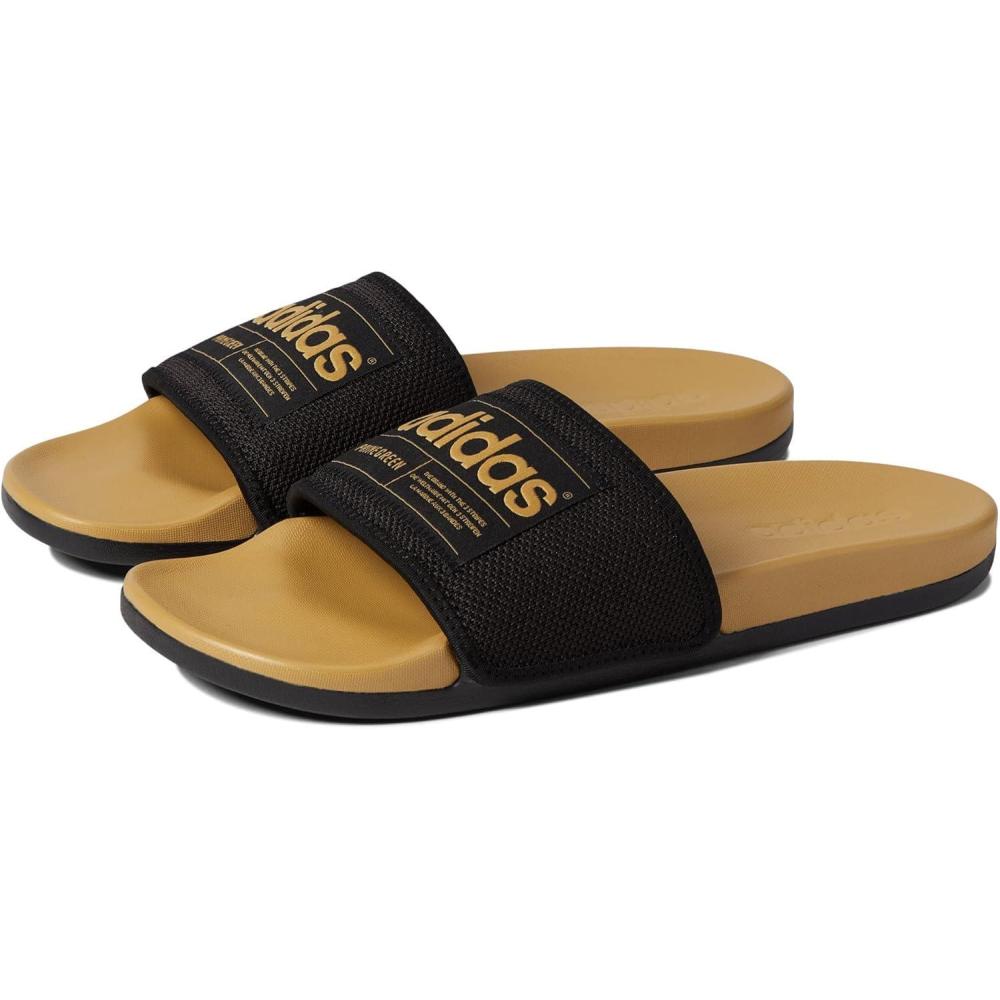 image:imageadidas Unisex Adult Adilette Comfort Slide SandalBlackGolden BeigeGolden Beige