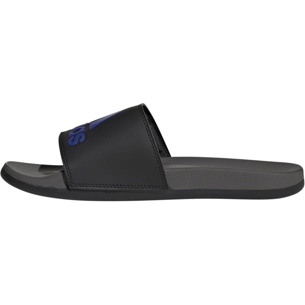 image:imageadidas Unisex Adult Adilette Comfort Slide SandalBlackLucid BlueCharcoal