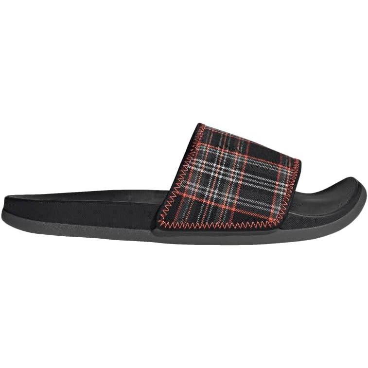 image:imageadidas Unisex Adult Adilette Comfort Slide SandalCore BlackGrey SixGrey Two