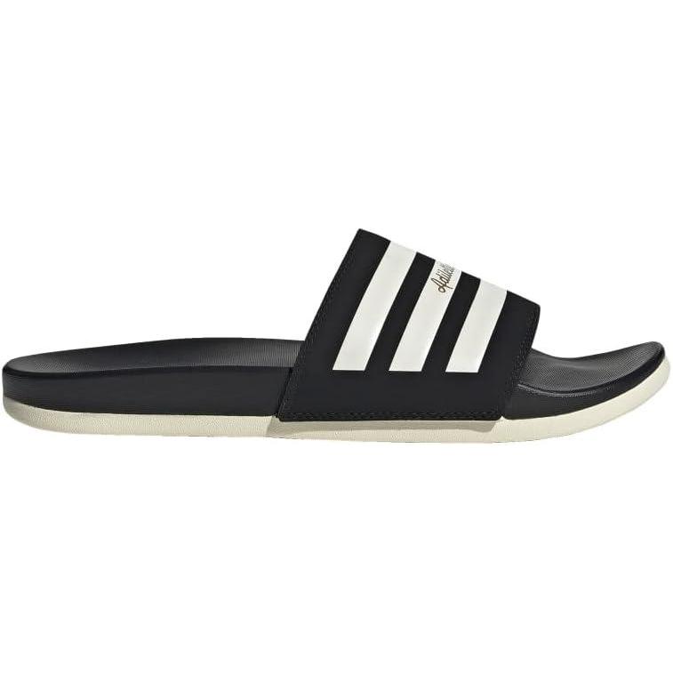 image:imageadidas Unisex Adult Adilette Comfort Slide SandalCore BlackWonder WhiteGold Metallic