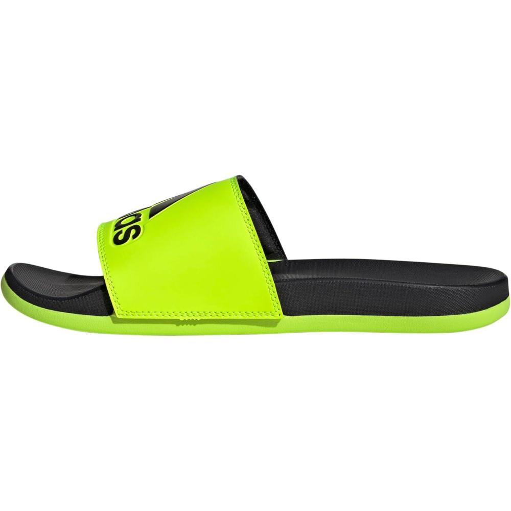 image:imageadidas Unisex Adult Adilette Comfort Slide SandalLucid LemonBlackBlack