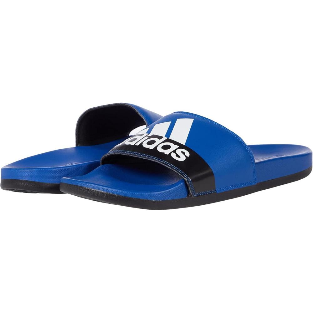 image:imageadidas Unisex Adult Adilette Comfort Slide SandalTeam Royal BlueWhiteCore Black