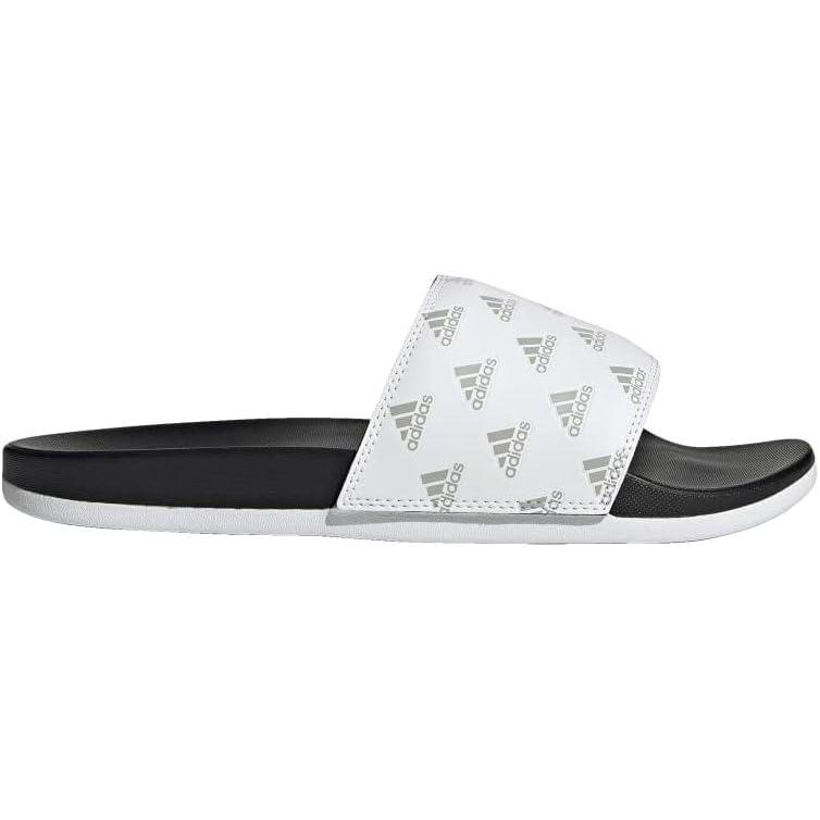 image:imageadidas Unisex Adult Adilette Comfort Slide SandalWhiteGreyWhite