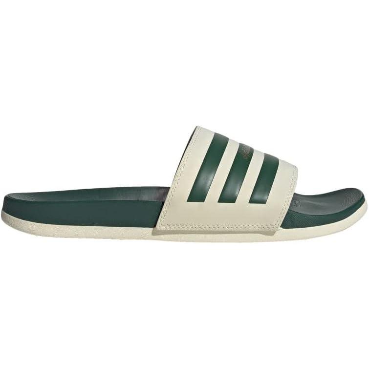 image:imageadidas Unisex Adult Adilette Comfort Slide SandalWonder WhiteCollegiate GreenGold Metallic