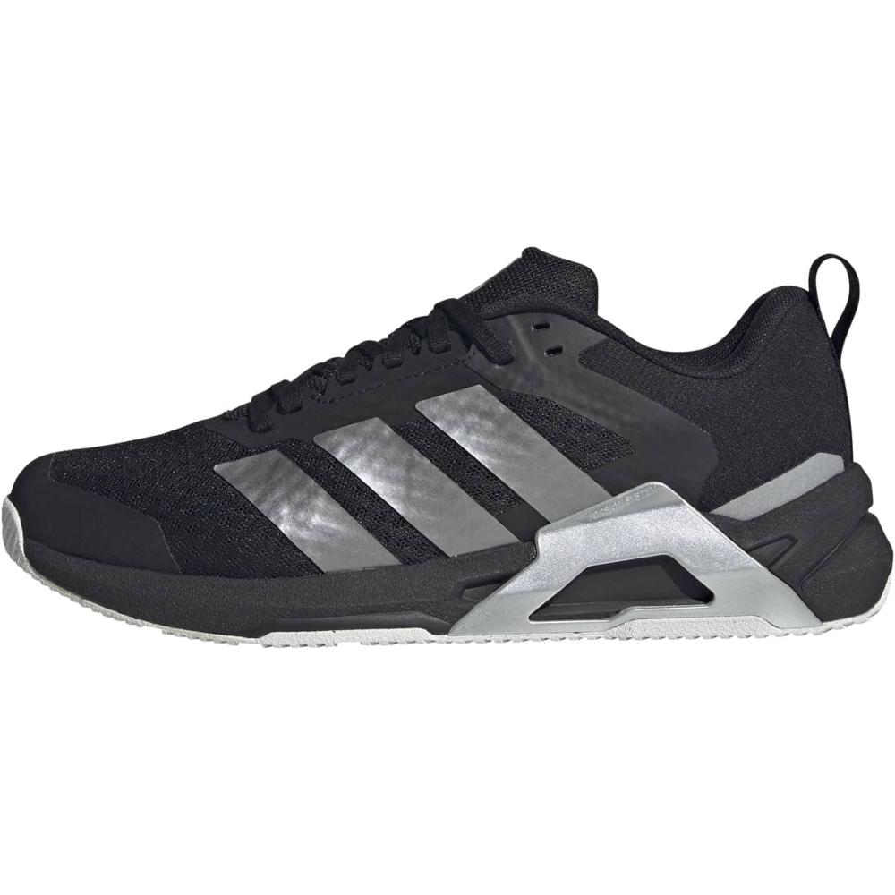 image:imageadidas Womens Dropset Vario Training ShoesBlackIron MetallicSilver Metallic