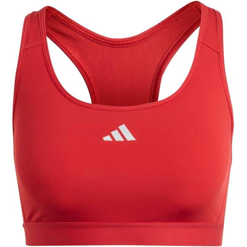 image:imageadidas Womens Power React Sports Bra Training Casual Casual Cooling RedRed