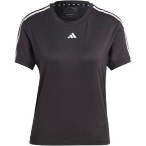 Adidas Womens Train Essentials 3-Stripes T-Shirt(Black/White)