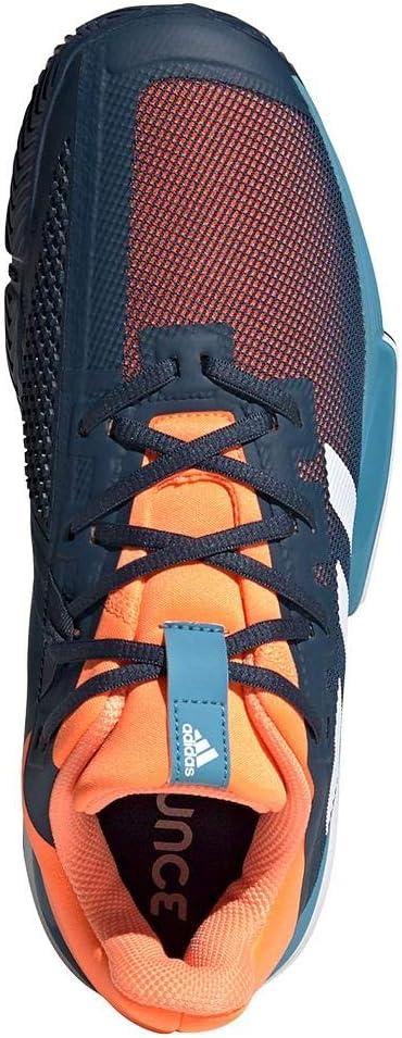 image:imageAdidas Mens Solematch BounceTennis ShoeCrew NavyWhiteScreaming Orange