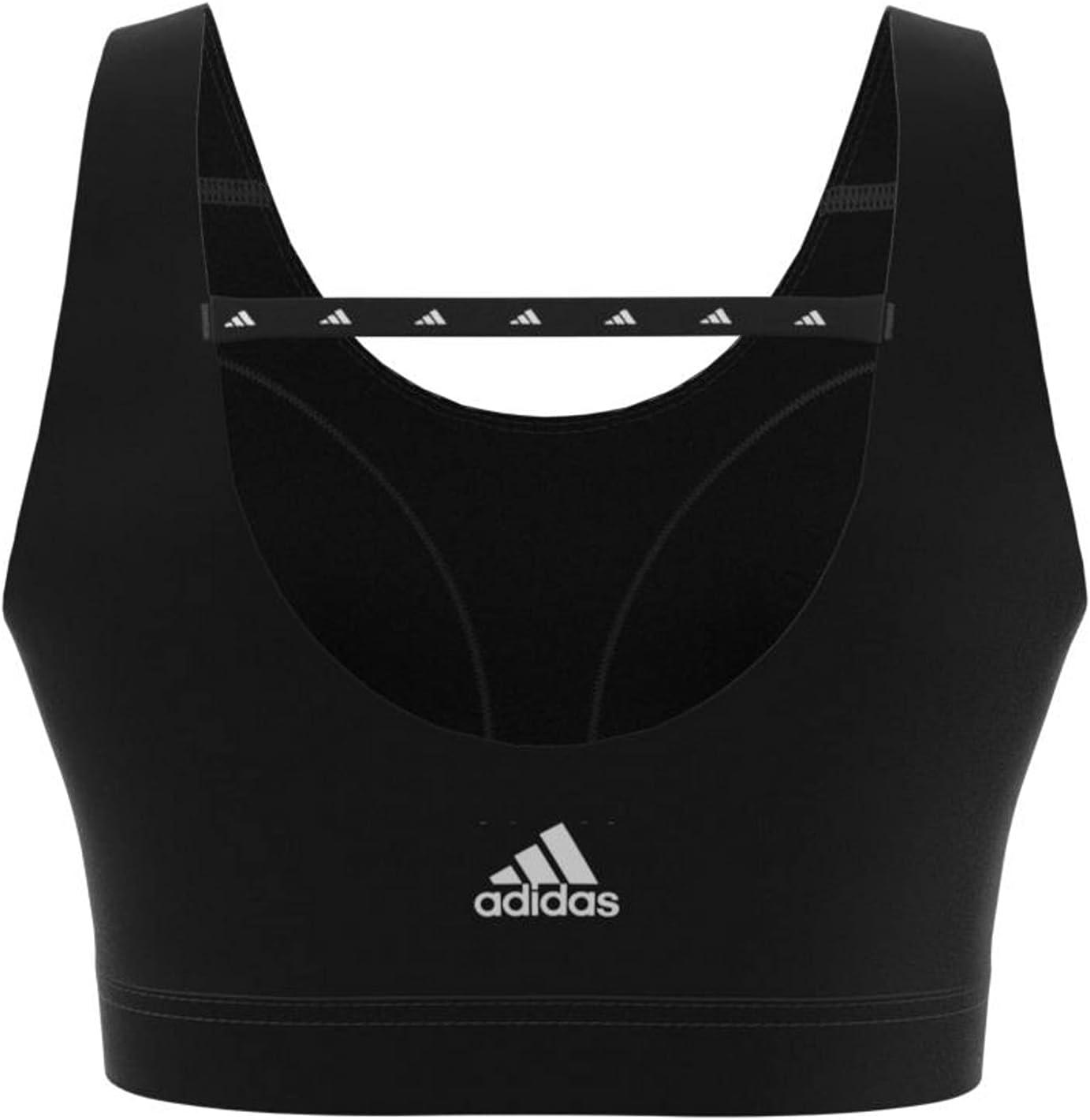 image:imageAdidas Womens Dont Rest 3Stripes BraBlackWhite