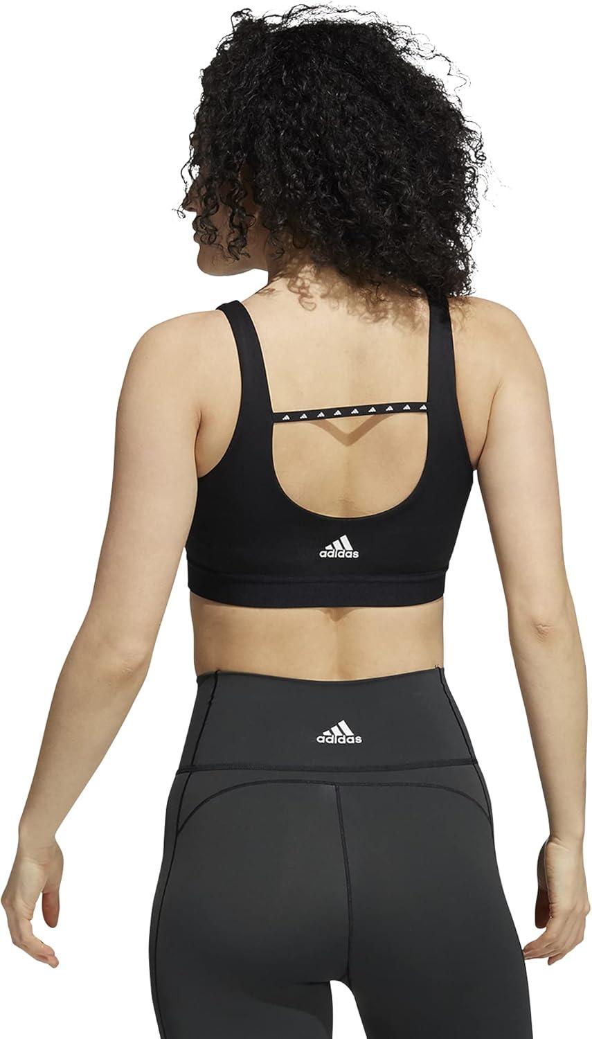 image:imageAdidas Womens Dont Rest 3Stripes BraBlackWhite