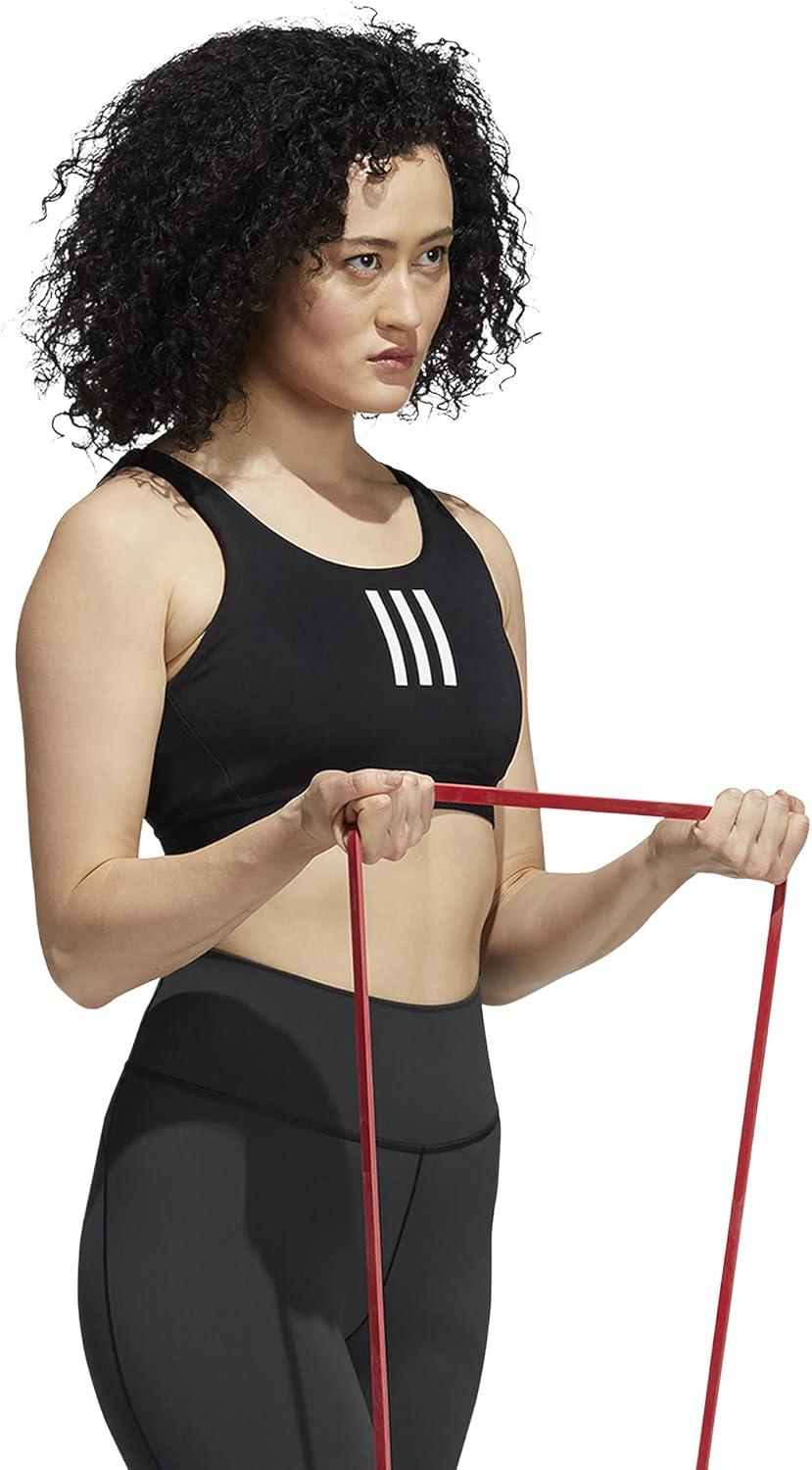 image:imageAdidas Womens Dont Rest 3Stripes BraBlackWhite
