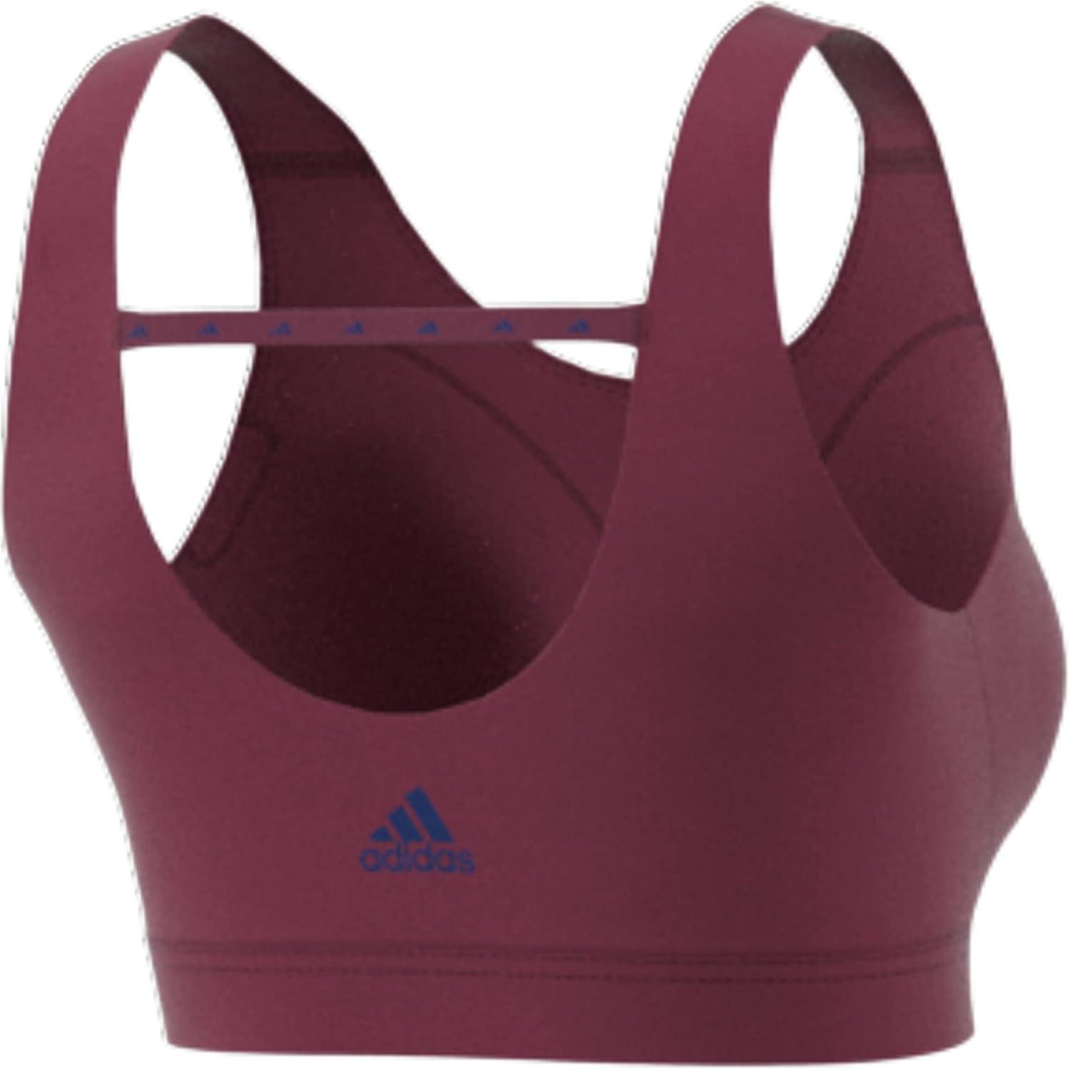 image:imageAdidas Womens Dont Rest 3Stripes BraVictory CrimsonVictory Blue