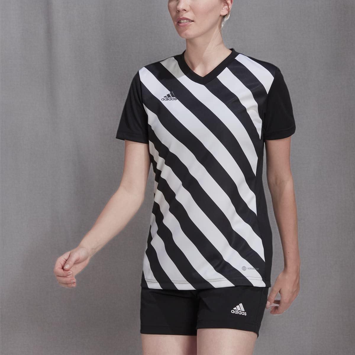 image:imageAdidas Womens Entrada 22 Graphic JerseyBlackWhite