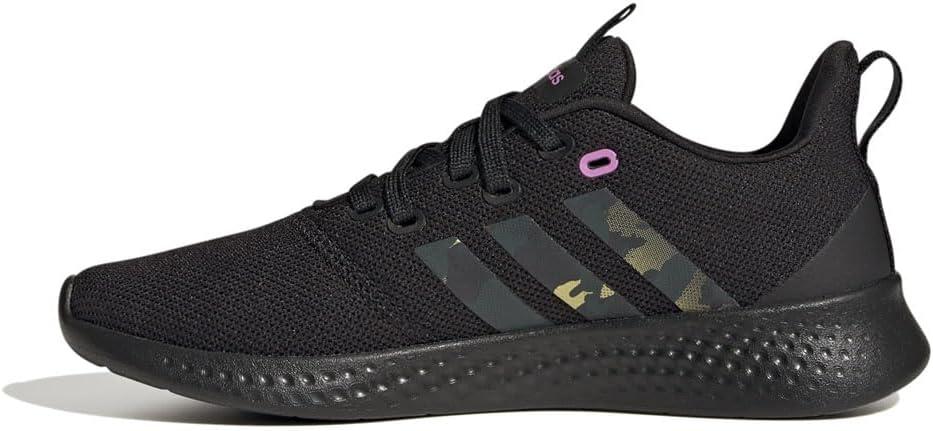 image:imageAdidas Womens Puremotion Se ShoesCore BlackGreen OxidePulse Lilac