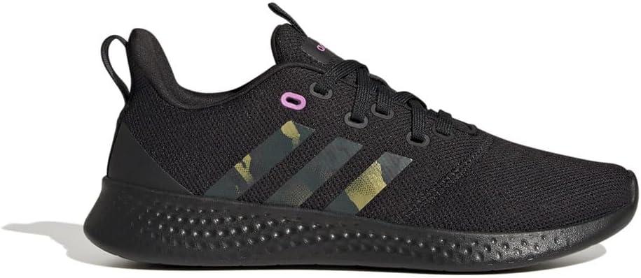 image:imageAdidas Womens Puremotion Se ShoesCore BlackGreen OxidePulse Lilac