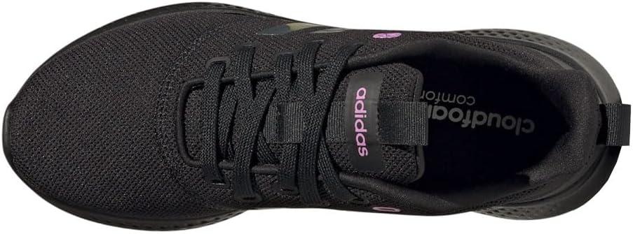 image:imageAdidas Womens Puremotion Se ShoesCore BlackGreen OxidePulse Lilac