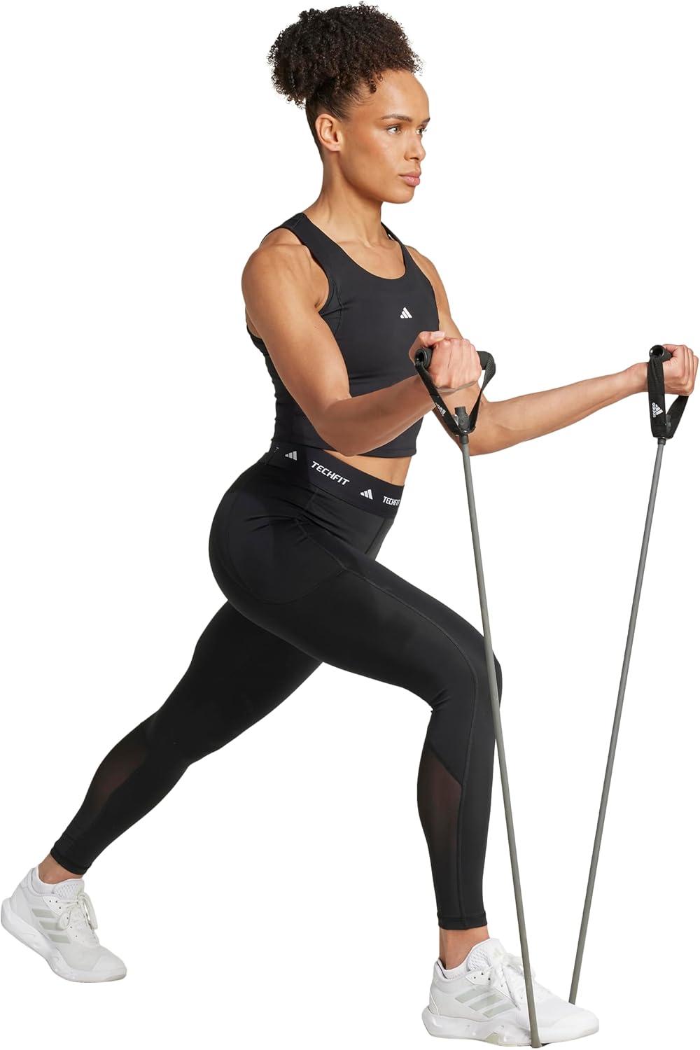 image:imageAdidas Womens Techfit Cropped Training Tank TopBlack