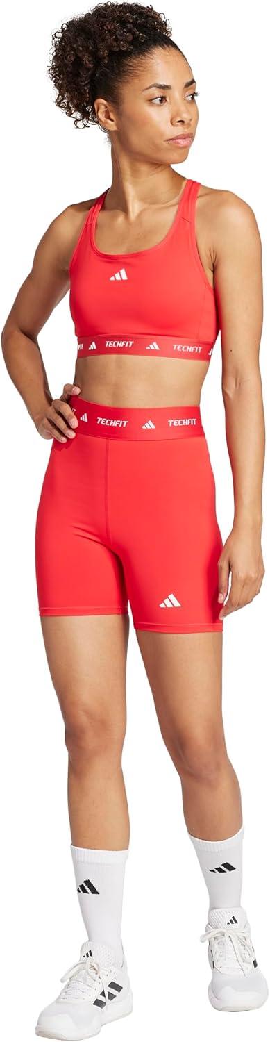 image:imageAdidas Womens Techfit Training Short LeggingsPure Ruby