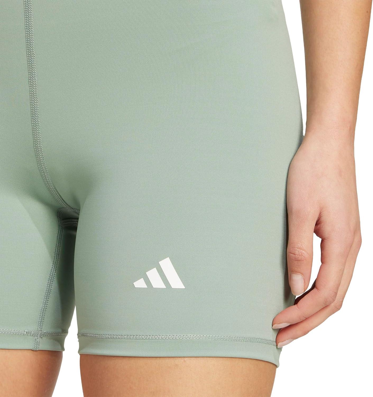 image:imageAdidas Womens Techfit Training Short LeggingsSilver Green