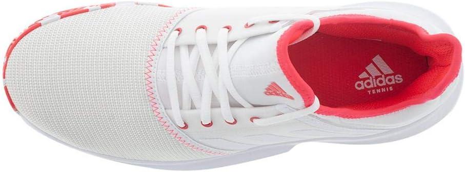 image:imageadidas Gamecourt Tennis ShoeWhiteWhiteShock Red