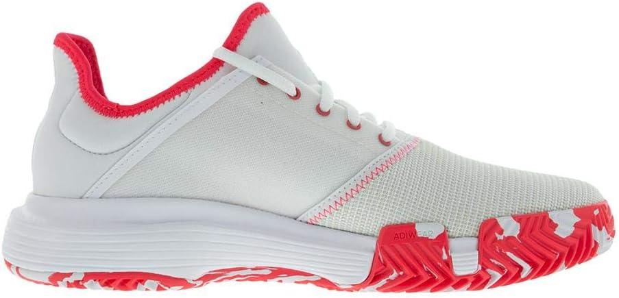 image:imageadidas Gamecourt Tennis ShoeWhiteWhiteShock Red