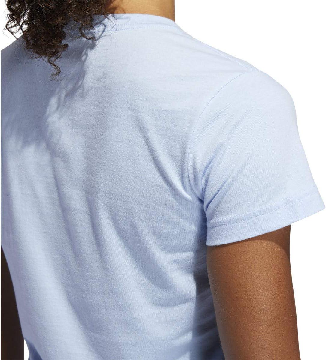 image:imageadidas Mens Basic Badge Of Sport TShirtGlow BlueWhite