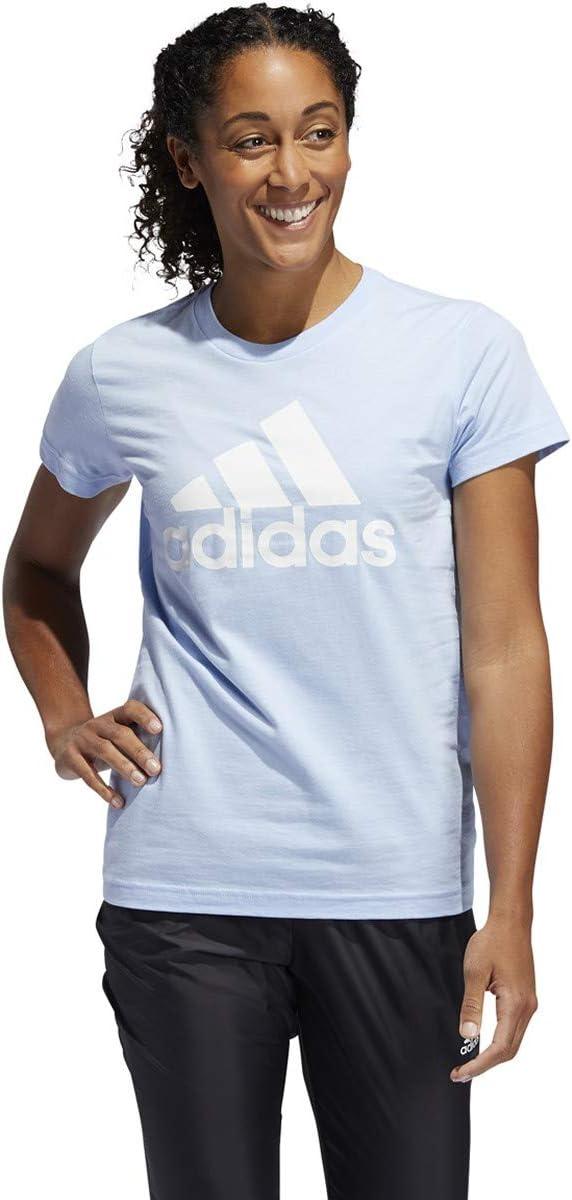 image:imageadidas Mens Basic Badge Of Sport TShirtGlow BlueWhite