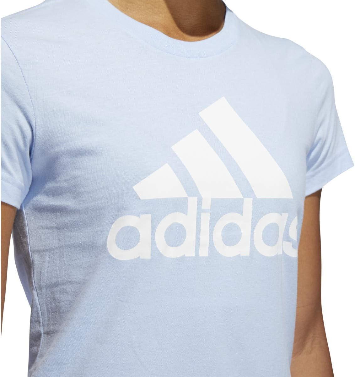 image:imageadidas Mens Basic Badge Of Sport TShirtGlow BlueWhite