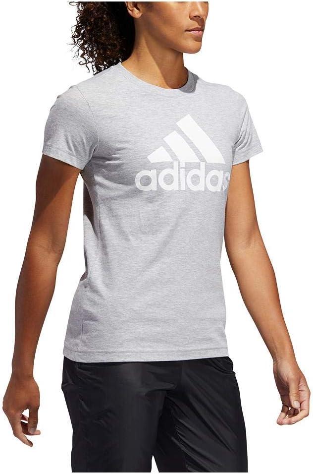 image:imageadidas Mens Basic Badge Of Sport TShirtMedium Grey HeatherWhite