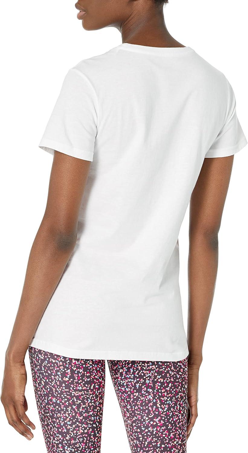 image:imageadidas Mens Basic Badge Of Sport TShirtWhiteAlmost PinkSemi Turbo