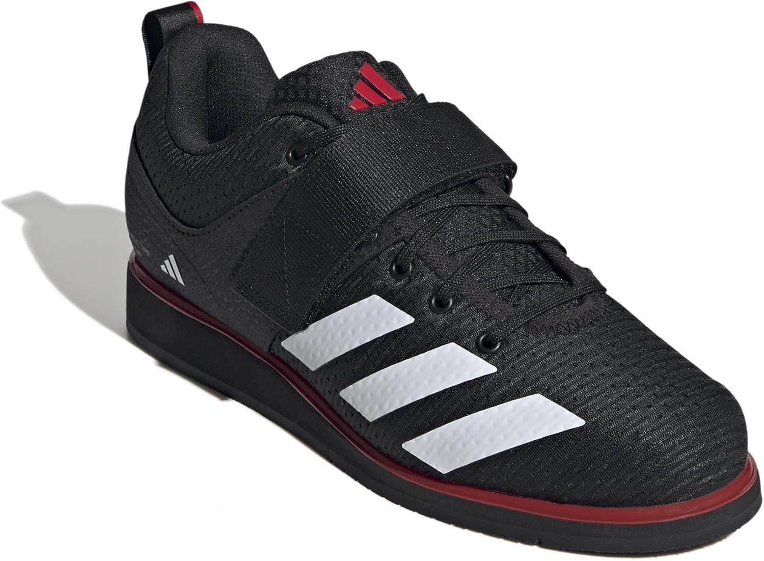 image:imageadidas Unisex Adult Powerlift 5 Weightlifting ShoesBlackWhitePure Ruby
