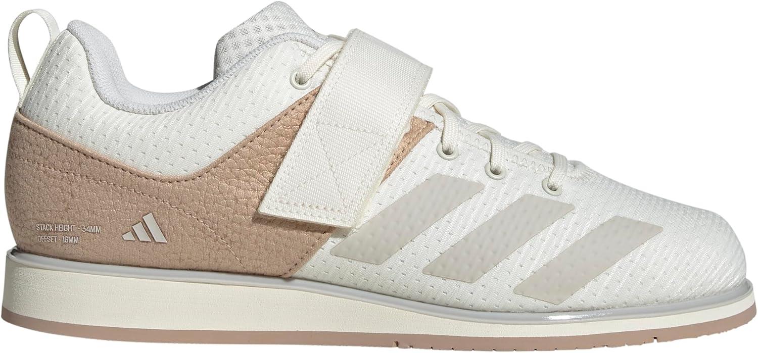 image:imageadidas Unisex Adult Powerlift 5 Weightlifting ShoesOff WhiteWonder AluminaWarm Sandstone