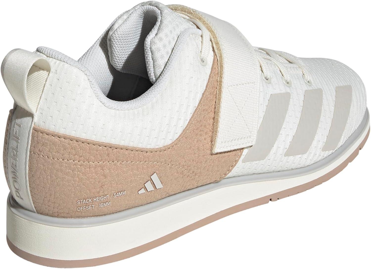 image:imageadidas Unisex Adult Powerlift 5 Weightlifting ShoesOff WhiteWonder AluminaWarm Sandstone