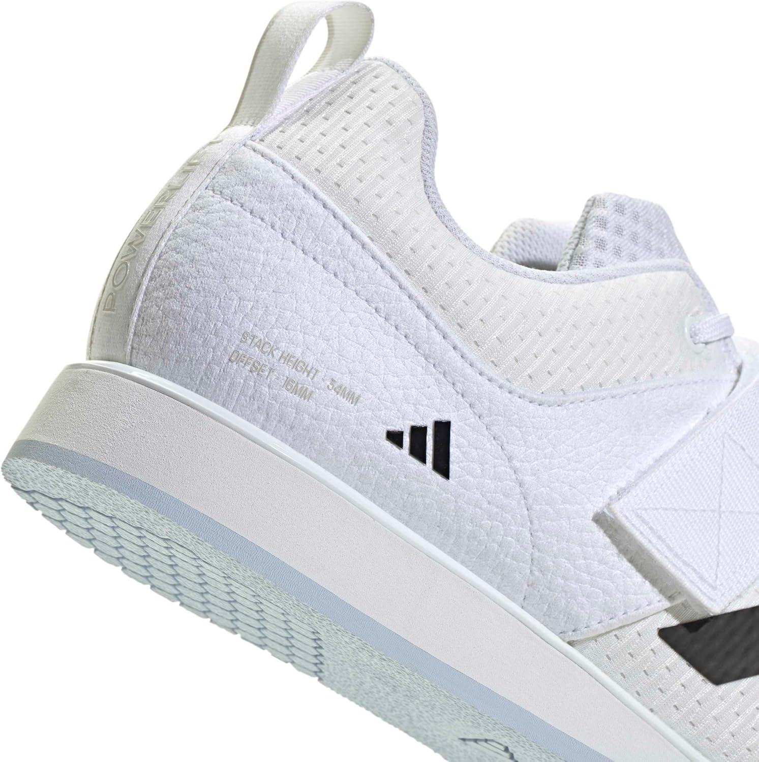 image:imageadidas Unisex Adult Powerlift 5 Weightlifting ShoesWhiteBlackCrystal Sky