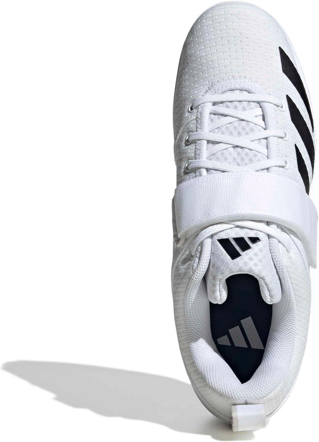 image:imageadidas Unisex Adult Powerlift 5 Weightlifting ShoesWhiteBlackCrystal Sky